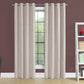 2 Pieces Set, Curtain Panel, Room Darkening, Grommet, Contemporary & Modern