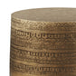 Johnsen - Handcrafted Large Metal Accent Table