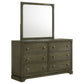Sundance - 6 Drawer Dresser With Mirror - Dark Coffee