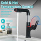 Pull Down Vessel Faucet With Lift Spout & Dual Spray Modes