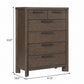 6 Drawer Chest With Top Drawers