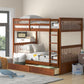 Bunk Bed With Ladders And 2 Storage Drawers
