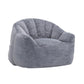 Beanbag Chair, Beanbag Sofa Chair With Armrests Stuffed High Density Foam