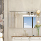 Rounded Corner Rectangle Bathroom Mirror For Wall Metal Frame Wall Mounted Bathroom Mirror Vanity Bathroom Mirror (Horizontal & Vertical)