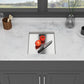Modern Undermount Bar Sink With Folding Faucet