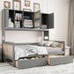 Daybed And All In One Cabinet And Shelf