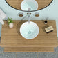 Modern Ceramic Circular Vessel Bathroom Sink