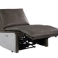 Metier - Power Motion Recliner - Gray / Aluminum