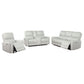 Amberly - 3 Piece Power Reclining Sofa Set - Light Gray