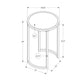Round Accent Side Table, Contemporary & Modern