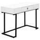 Computer Desk For Home Office, Glossy, Storage Drawer
