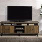 Ensata II - TV Stand - Rustic Oak / Black