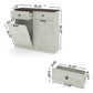 Double Tilt Out Trash Cabinet With Hideaway Drawer And Barn Door Style