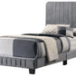 Channel Tufted Bed