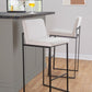 Fuji - Contemporary High Back Barstool Elegant Design