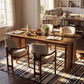 5 Piece Indoor Dining Set, Table & 4 Chairs