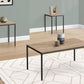 Table Set, Coffee, End, Contemporary, Modern (Set of 3)