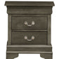 Louis Phillipe - Nightstand - Wood