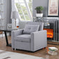 Zoey - Convertible Sleeper Chair With Side Pocket