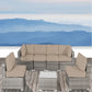 Outdoor Wicker Seating Group With Cushions
