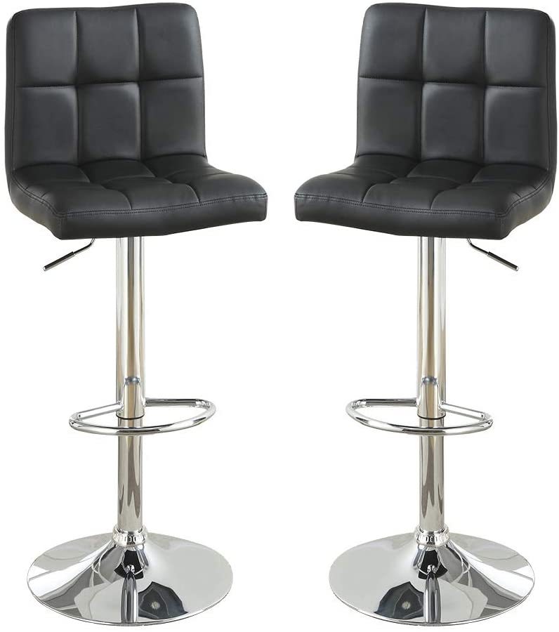 Merlon - Set of 2 - 25" Adjustable Swivel Counter Stools