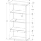 5 Tier For Office Bookshelf, Bookcase, Etagere, Contemporary & Modern