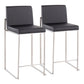 Fuji - Contemporary High Back Counter Stool, Functional Design