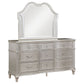 Colwood - 9 Drawer Dresser With Mirror - Silver