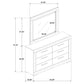 Pierce - 6 Drawer Dresser And Mirror