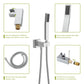 Dual Shower Head System With Ceiling Mount And Rough In Valve