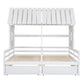 House Platform Beds With 2 Drawers, Side By Side Design