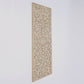 Floral Hand Carved Mandala Rectangle Wall Decor With Mirror - Antique Brown / White