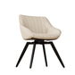 Modern Medieval Kitchen Dining Chair With 360 ° Rotation