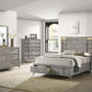 2 Drawer Night Bookmatched Veneers - Gray