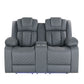 Raize - Power Living Room Set With Storage Console And Cup Holders