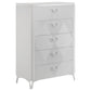 Buckley - 5 Drawer Chest - Gloss White
