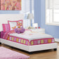 Bed, Upholstered, Transitional