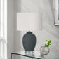 Lighting, Table Lamp, Ceramic, Contemporary - Blue