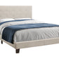 Bed, Upholstered, Frame Only, Transitional