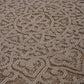 Guros - 6' X 9' Medallion Indoor / Outdoor Area Rug - Beige