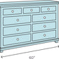 7 Seven Drawer Dresser - Cherry