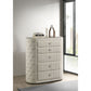 Santiago - 5 Drawer Chest Of Drawers - Ivory
