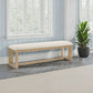 Backless Upholstered Dining Bench