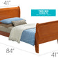 Louis Phillipe - Panel Sleigh Bed