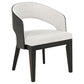 Bangor - Upholstered Dining Arm Chair (Set of 2) - Black / Cream