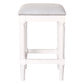 Square Stool With Upholstered Seat