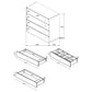 Beverly - 4 Drawer Chest Of Drawers - Walnut