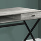 Computer Desk For Home Office, Laptop, Storage Drawers, Glossy Contemporary & Modern