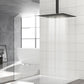 16" Square Rainfall Shower Head Fixed Wall Mount With Full Body Coverage & Self Cleaning Silicone Nozzles