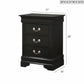 Louis Phillipe - Nightstand - Wood
